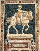 Andrea del Castagno Equestrian Statue of Niccolo da Tolentino oil painting